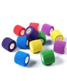WePet 2 Vet Wrap 12 Rolls- Cohesive Bandage for Pets- Self-Adherent Gauze Tape- First Aid for Dogs, Horses, Birds- 2 Inch, Pack of 12 Rolls, 6 Solid Colors - Buy Online on GoSupps.com