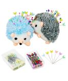 SolidGnik 2 Hedgehog Sewing Pincushion with 200 Pieces Sewing Pins Set for Sewing DIY Projects Medium A - Buy Online on GoSupps.com