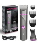 Electric Bikini Trimmer for Women - IPX7 Wet and Dry Use - Grey Purple - Buy Online on GoSupps.com