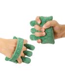 Adjustable Finger Separator Protector - Hand Contracture Cushion & Padding Aid | Removable Splints for Training | Green - Buy Online on GoSupps.com