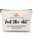 Luck This S-hit - Fun Birthday Gifts for Women - Makeup Travel Case, Makeup Bag Gifts Retirement gift, Anniversary Birthday Present, Commemorative Gift - Buy Online on GoSupps.com