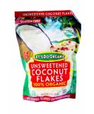 Edward & Sons Organic Unsweetened Coconut Flakes 7 oz | 100% Natural Snack - Buy Online on GoSupps.com