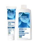 Desert Essence Natural Whitening + Tea Tree Oil Bundle - Toothpaste & Mouthwash - Promotes Healthy Mouth - Complete Oral Care - Buy Online on GoSupps.com