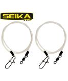 FTM Seika Pro Fluorocarbon Line - 60cm - Spin Fishing for Pike & Zander - 0.50mm / 20kg Strength - Buy Online on GoSupps.com