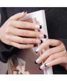 DANNI & TONI Monochrome Gel Nail Wraps - 28 Salon-Quality Stickers for French Manicure - Self-Adhesive & Semi Cured - Buy Online on GoSupps.com