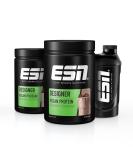 ESN Vegan Designer Protein Powder Free Shaker Dark Cookies 2 x 910 g 4 lbs 52 Servings - Muscle Building and Recovery - Made in Germany Laboratory Tested Dark Cookies 910 g (Package of 2) - Buy Online on GoSupps.com