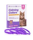 4 PCs pheromone cats Soothing collars cat calming collar cat catcomfort starter kit relieve stress and fear relief adjustable anti-stress cat necking stand. - Buy Online on GoSupps.com