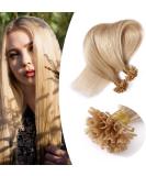 Rich Choices Real Hair Extensions | 50g Remy Keratin Bondings | 45cm Naturally Blonde (#24) - Buy Online on GoSupps.com