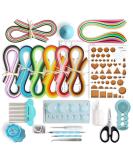 JUYA Paper Quilling Kit with 960 Strips and 14 Tools - 3mm Width, Blue Tools with Glue Included - Buy Online on GoSupps.com