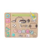 Dementia Fidget Board - Calming Sensory Activities for Adults with Autism - Wooden Busy Board for Dementia - Buy Online on GoSupps.com