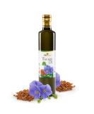 Biopurus Certified Organic Cold Pressed Flax Seed Oil 500ml - Buy Online on GoSupps.com