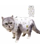Yoolhamy Katzenbody - Professional Recovery Suit for Cats | Post-Operation Castration & Abdominal Wound Care | E-Collar Alternative - Buy Online on GoSupps.com