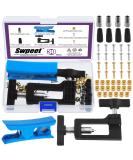 Swpeet 50Pcs Disc Brake Cable Hose Kit with Hydraulic Hose Fitting Insert Tool and Cutter - BH59/BH90, Olive & Inserts Installation for Bicycle Brake System - Buy Online on GoSupps.com