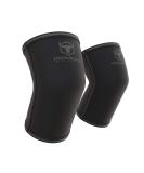 5mm Elbow Sleeves (1 Pair) for Weightlifting & Powerlifting - Compression Support for Men and Women - Medium Black/Black - Buy Online on GoSupps.com