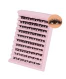 Lash Clusters 120Pcs DIY Individual Eyelash Extensions D Curl 8-16MM (#02) - Natural Look, Reusable, Home DIY - Buy Online on GoSupps.com