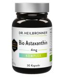 Buy Dr. Heilbronn Bio Astaxanthin 4mg Capsules - Vegan Gluten-Free & Lactose-Free Antioxidants from Haematococcus Pluvialis | Premium Quality Carotenoid Supplements - Buy Online on GoSupps.com