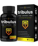 Tribulus Terrestris 2000mg Supplement  Extra Strength Saponins  Enhanced Absorption with Maca Powder  Black Pepper Extract  Tribulus Terrestris for Men  Women  90 Vegan Capsules - Buy Online on GoSupps.com