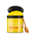 Silky Sugar Scrub by BeesOline | 19oz Turmeric Exfoliant with Organic Oils | Premium Cane Sugar - Exfoliate & Nourish Skin - Buy Online on GoSupps.com