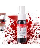 1.06 oz Go Ho Blood Splatter Fake Blood Spray for Halloween Costume Cosplay - Washable Body Paint for Zombie, Vampire, Clown Makeup - Buy Online on GoSupps.com