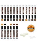 Furniture Markers Touch Up Kit - 18 Colors Wood Scratch Repair & Beeswax Polish for Floors Tables & Cabinets - Buy Online on GoSupps.com