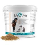 Ida Plus Mineral Forte - Essential Minerals & Vitamins for Immune System Skin Fur Bones & Claws for Horses Dogs & Cats - 2kg - International Shipping Available - Buy Online on GoSupps.com