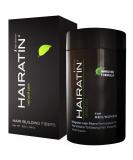 HAIRATIN Building Fibers Black 28G - Instant Hair Loss Concealer for Men & Women - Fuller & Natural Looking Results in 10 Seconds - Buy Online on GoSupps.com