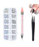 1440 Pieces Rhinestones - 6 Sizes Glittering Crystal Nail Art Stones for Nails Clothing & Crafts | International Shipping Available - Buy Online on GoSupps.com