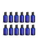 Buy ljdeals 2 oz Cobalt Blue PET Refillable Bottles - BPA Free TSA Approved Pack of 12 - Made in USA | International Shipping Available - Buy Online on GoSupps.com