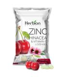 Herbion Naturals Zinc, Echinacea & Vitamin C Cherry Lozenges - 25 CT | Immune Support Dietary Supplement for Adults & Children 5+ | Promotes Overall Health - Buy Online on GoSupps.com