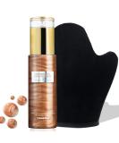 VANERIA Shimmering Spray Tanning | Long-Lasting Instant Tan Spray with Mitt | Streak-Free Hydrating Self Tanner | 80ml Bronze Gold International Shipping - Buy Online on GoSupps.com