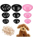 90 Pcs Safety Noses for Amigurumi Large Pink Safety Noses for Stuffed Animals Doll Noses Crochet Noses with Washers 11mm 15mm 20mm for Craft Doll Puppet Plush Toy Bear Accessories  3 Color - Buy Online on GoSupps.com