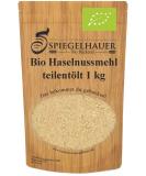 Organic Hazelnut Flour 1kg | Low Carb Vegan Gluten-Free Alternative - Partially Defatted Ground Hazelnuts - Buy Online on GoSupps.com