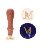 SWANGSA Initial Alphabet M Wax Seal Stamp  Vintage Elegant Botanical Leaves Letter Sealing Stamp for Wedding Party Invitation  Gift Wrap  Envelope  Christmas Thanksgiving Card (M) Stamp M - Buy Online on GoSupps.com