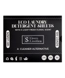 Green Limitless Eco Laundry Detergent 120 Sheets (Loads) with A Light Fresh Floral Scent - Buy Online on GoSupps.com