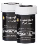 Sugarflair Midnight Black Pastel Food Colouring Paste Highly Concentrated for Use with Sugar Pastes Buttercream Royal Icing or Cake Mix Subtle Colour Dye - 25g (Pack of 2) - Buy Online on GoSupps.com
