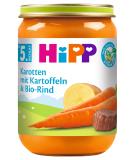 HiPP Carrots with Potatoes & Organic Beef - Pack of 6 (190g) | Premium Baby Food - International Shipping Available - Buy Online on GoSupps.com
