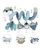 Coriver Stroller Toys for Babies | Spiral Hanging Toy for Car Seat & Stroller | Baby Mobile for 0-6 Months (Gray) - Buy Online on GoSupps.com