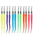 Cobee cat toys worms toys replacement with bells replacement refill furry cock worm interactive cat hunt toys kitten stable refill attachment for kitten training (12 pieces) 12 x furry tail worms - Buy Online on GoSupps.com