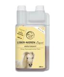 Annimally Liver Kidney Liquid for Horses - 1000ml Herbal Juice with Dandelion & Artichoke for Healthy Metabolism - Buy Online on GoSupps.com
