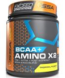 Shop BCAA + EAA Amino Acid Complex with Glutamine | Tropical Punch 210g - Keto Friendly Pre & Post Workout Recovery for Men & Women - Buy Online on GoSupps.com