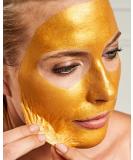 AM99 Gold Collagen Facial Masks - Vegan 24k Gold Treatment for Anti-Aging & Moisturizing - 5pc - Buy Online on GoSupps.com