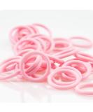 Baby Pink Pacifier Adapter & Chain - Silicone O-Ring - Set of 5 | International Shipping - Buy Online on GoSupps.com