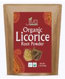 Jiva Organic Licorice Root Powder 1 Pound Bulk Bag (16oz) - Glycyrrhiza glabra - Mulethi - Yashtimadhu - Non-GMO - Buy Online on GoSupps.com