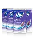 Dial Complete Antibacterial Bar Soap, Lavender & Jasmine Scent, 4 Oz - 8 Count (Pack of 4) - Buy Online on GoSupps.com