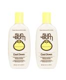 Sun Bum Cool Down Aloe Vera Lotion 2 Pack - Vegan & Hypoallergenic After Sun Gel with Cocoa Butter for Sunburn Relief - 8oz - Buy Online on GoSupps.com