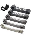 HAPBEAR Pull Up Assistance Bands Set of 5 - Heavy Duty Resistance Bands for Strength Training & Powerlifting - Buy Online on GoSupps.com