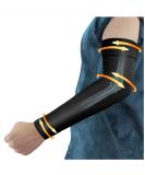 Lymphedema Compression Arm Sleeve for Men & Women | 20-30 mmHg Support for Arthritis Bursitis & Edema - Medium Black - Buy Online on GoSupps.com