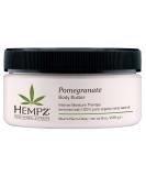 Hempz Pomegranate Body Butter 8oz - Hydrating Moisturizer for All Skin Types | Buy Internationally - Buy Online on GoSupps.com