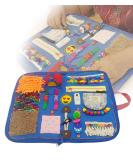 Alzheimer's and Dementia Sensory Fidget Blanket for Anxiety Relief - Pink - Buy Online on GoSupps.com