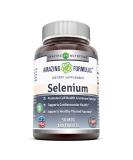 Amazing Formulas Selenium 50mcg Natural Yeast 180 Tablets - Cell, Immune & Cardiovascular Support - Buy Online on GoSupps.com
